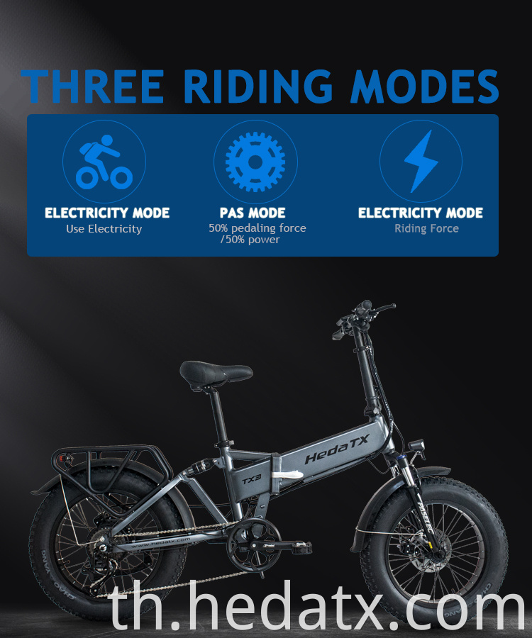 Convenient Fat Tire Electric Bike